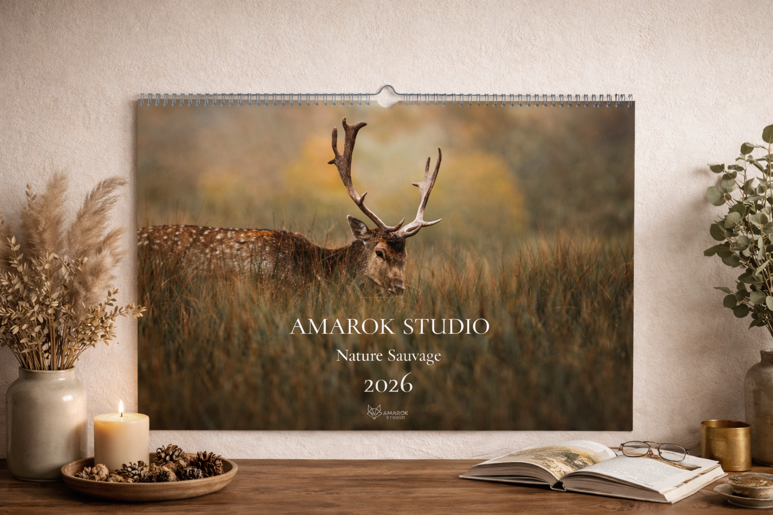 Calendrier Mural 2026 "Amarok Studio"